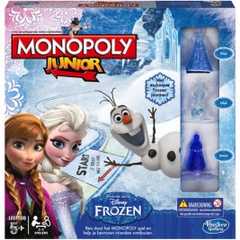 Monopoly Junior Disney Frozen - Kinderspel afb 1