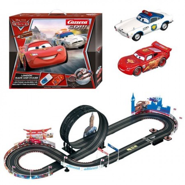 Overlappen binnenkort welvaart Carrera Go Racebaan Disney/Pixar London Race and Chase