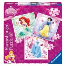 Puzzel Disney Princess 3in1