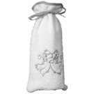 Kruikenzak Knabbel en Babbel Wit/Grijs - Anel' Kruikenzak Knabbel en Babbel Wit/Grijs - Anel