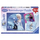 Frozen - Kinderpuzzel - 3x 49 Stukjes Ravensburger